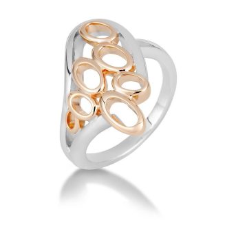 Breuning Fashion Ring in Rose-Gold Plated Sterling Silver