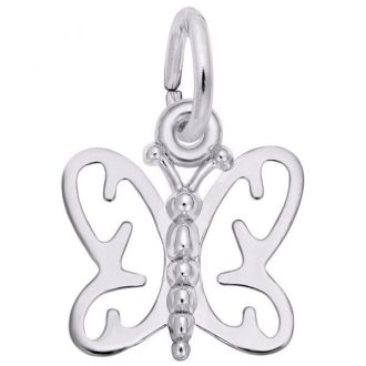 Butterfly Charm in Sterling Silver by Rembrandt Charms