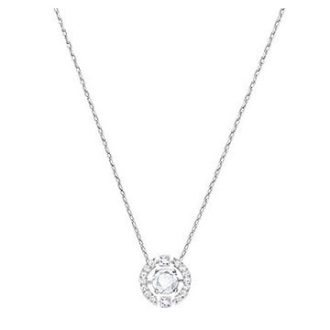 Swarovski "Sparkling Dance" Necklace with White Crystals in White