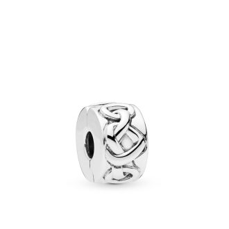 Pandora Knotted Hearts Clip Charm