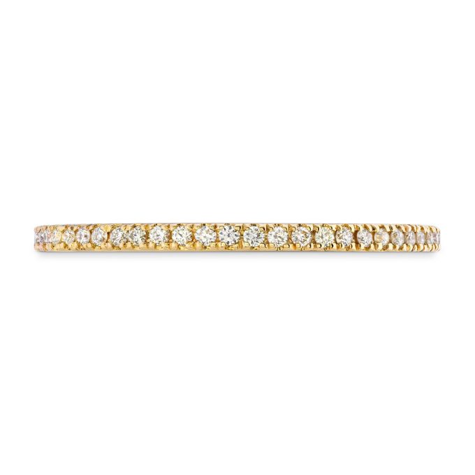 Hearts on Fire Classic Eternity Band with .20ctw Round Diamonds in 18k Yellow Gold