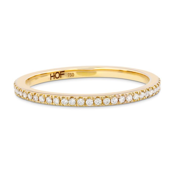 Hearts on Fire Classic Eternity Band with .20ctw Round Diamonds in 18k Yellow Gold