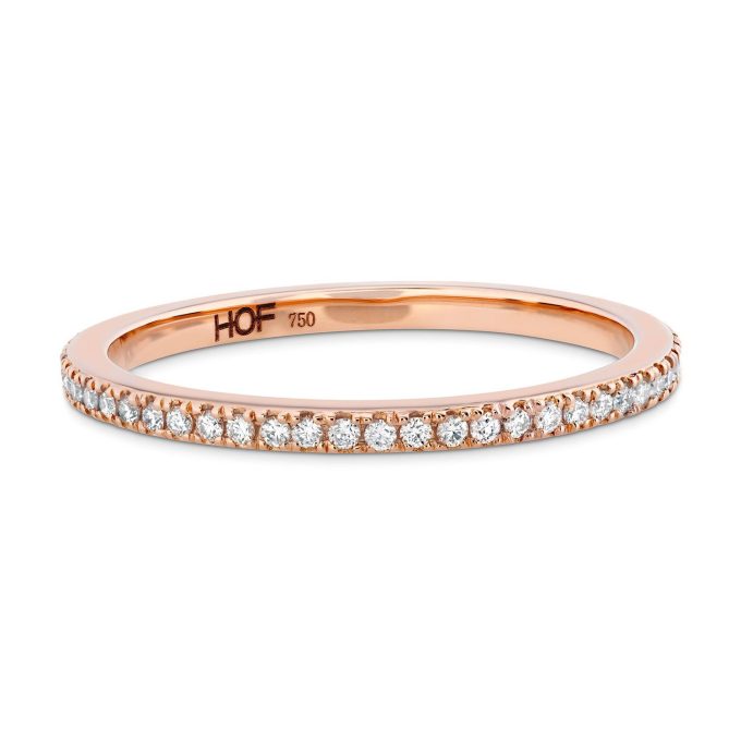 Hearts on Fire Classic Eternity Band with .20ctw Round Diamonds in 18k Rose Gold