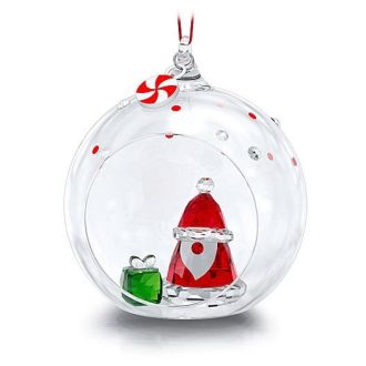 Swarovski Holiday Cheers Santa Claus Ball Ornament