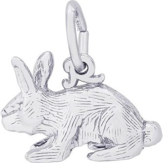 Rembrandt Charms Rabbit Charm in Sterling Silver
