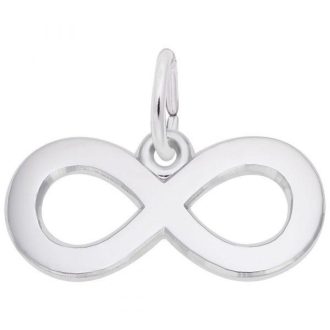 Infinity Charm in Sterling Silver by Rembrandt Charms