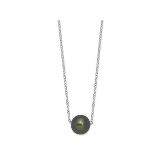 Tahitian Pearl Necklace in Sterling Silver