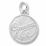 Rembrandt Charms "Grandma" Disk Charm in Sterling Silver