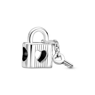 Pandora Padlock & Heart Key Charm