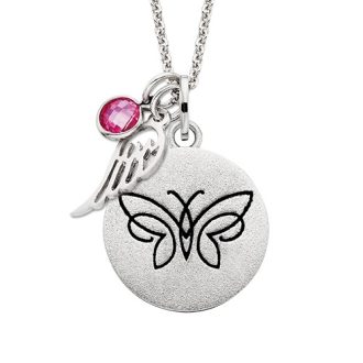 Butterfly Necklace in Sterling Silver