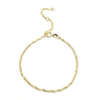 Tinsel Chain1.2mm in 14k Yellow Gold 24" Length