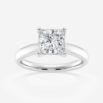 Elegant and timeless, this stunning engagement ring features a 0.50 carat total weight, F color, SI1 clarity diamond. Expertly crafted in 14 karat white gold, the ring boasts a gorgeous solitaire setting that serves to highlight the sparkle and shine of the diamond. An extraordinary symbol of love for your special someone.