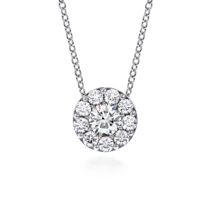 Hearts on Fire Fulfillment Necklace with .25ctw Round Diamonds in 18k White Gold