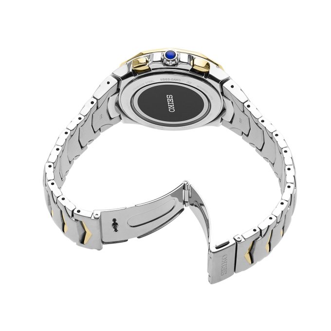 Seiko Men's Coutura Radio Sync Solar Watch in Two-Tone Stainless Steel