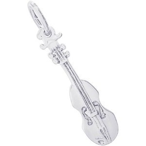 Violin Charm in Sterling Silver by Rembrandt Charms