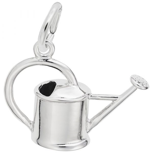 Watering Can Charm in Sterling Silver by Rembrandt Charms