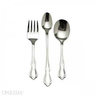 H.P. Johnson / Oneida Chateau 3 Piece Infant Set, 2 Spoons And Fork