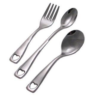 H.P. Johnson 3 Piece Baby Set Stainless Steel 2 Spoon And Fork