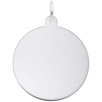 Rembrandt Large Round Disc-Classic Series Charm
