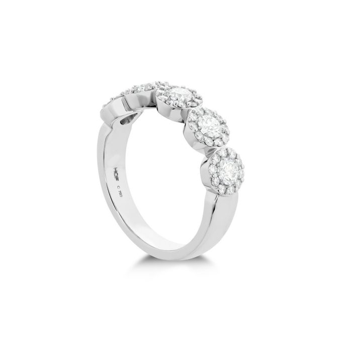 Hearts on Fire Fulfillment Band with .89ctw Round Diamonds in 18k White Gold