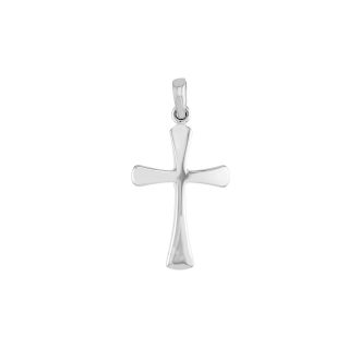 Cross Necklace in 14k White Gold
