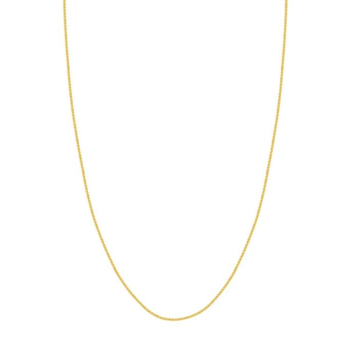 Wheat Chain 20" Length in 14k Yellow Gold
