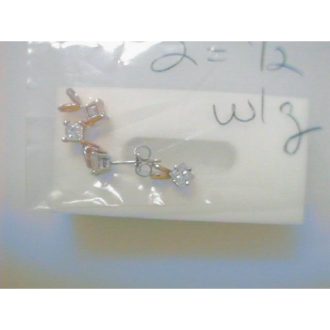 Silver Stars Collection Cute Shiny Dachshund Stud Earrings