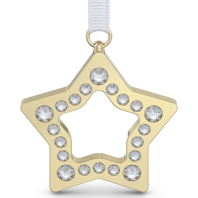Brighten up your festive decor with this small, star-shaped ornament. Emitting shimmering hues whether it's day or night time. Its intricate and unique detailing perfection bring joy during any holiday magic, sure to dazzle and delight both guests and homeowners alike. For all, season lifts your spirits to a celestial realm.