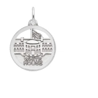 White House Charm in Sterling Silver by Rembrandt Charms