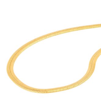 Featuring a luxurious, gold bracelet, this piece showcases a unique oval-shaped snake chain design. At 7.5 inches long and 3.5mm wide, this statement piece is distinctive. Made from high-quality 14 karat yellow gold, it fastens securely for a comfortable wear, effortlessly complementing any ensemble. Great for everyday wear or special occasions.