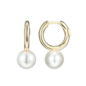 These elegant white shell pearl drop hoop earrings are the perfect accessory for any look. With 8mm width and a smooth, simpatico design, these earrings are sure to add a beautiful touch of sophistication to your style.