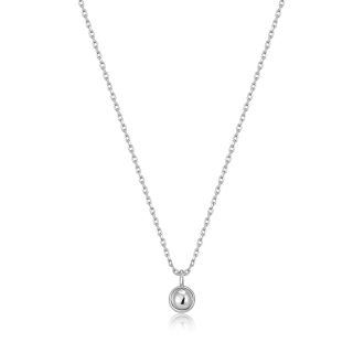 Ania Haie Silver Orb Drop Pendant Necklace