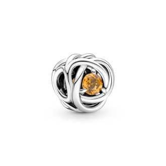 November Honey Eternity Circle Charm