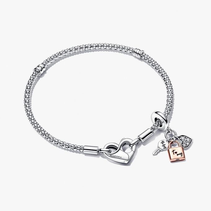 Pandora Moments Studded Chain Bracelet