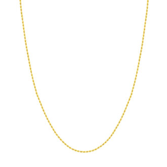 Rope Chain 1.56mm in 10k Yellow Gold 24" Length