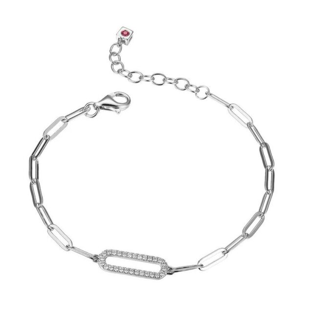 Elle Paperclip Bracelet in Sterling Silver