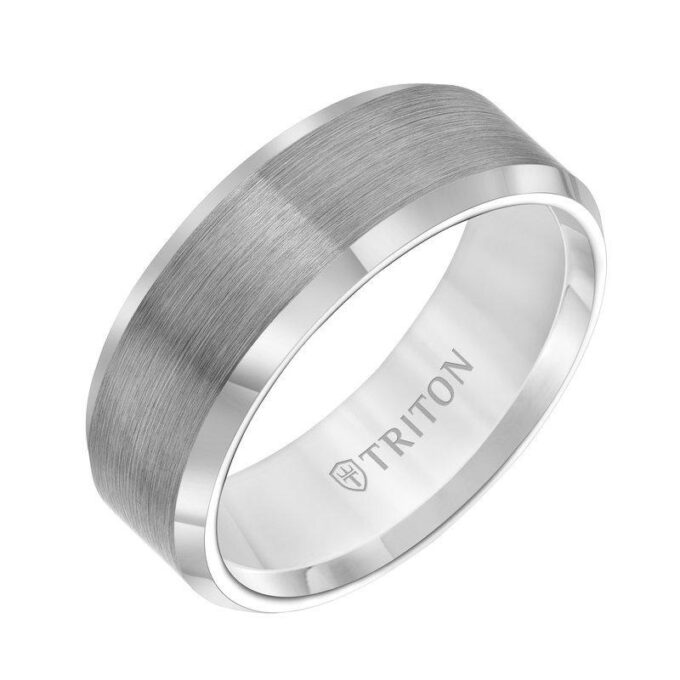 Men's 10mm Satin Finish Tungsten Carbide Wedding Band