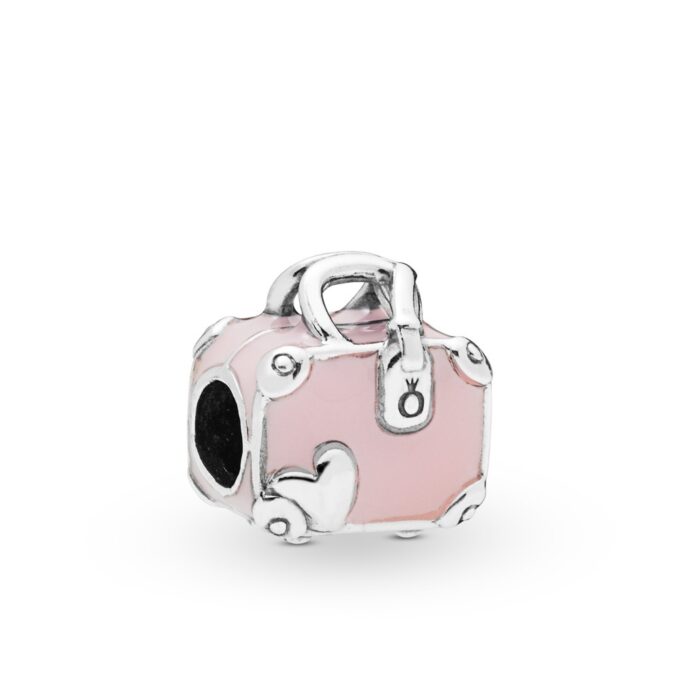 Pink Travel Bag Charm