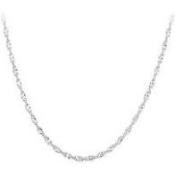 Singapore Chain 18" Length in Sterling Silver