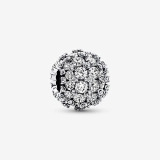 Pandora Sparkling Pavé Round Charm