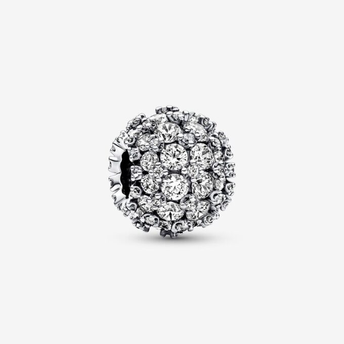 Pandora Sparkling Pavé Round Charm