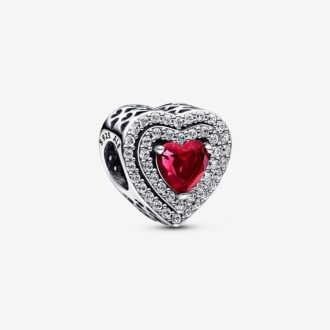 Sparkling Levelled Heart Charm