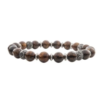 Inox Men's Beaded Bracelet