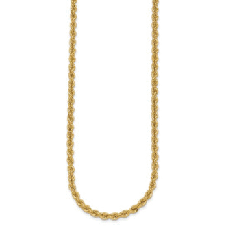 Rope Chain 4.8mm in 14k Yellow Gold 22" Length