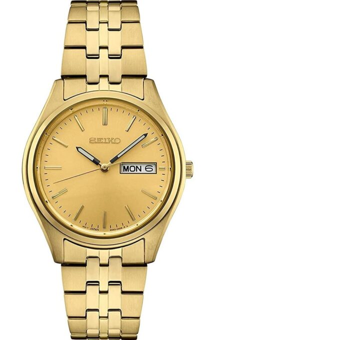 Seiko Men's Gold-Tone Quartz Watch