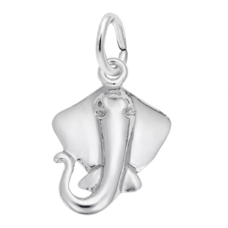 Rembrandt Stingray Charm in Sterling Silver