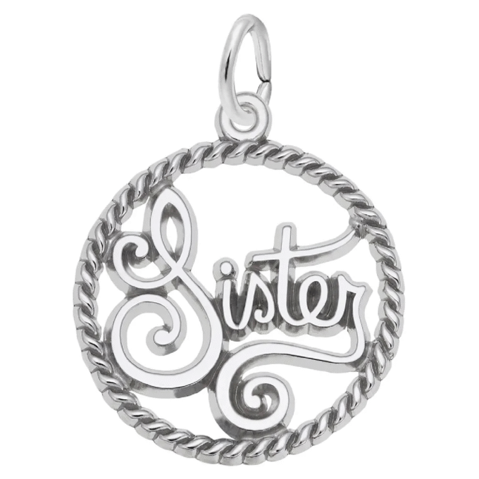 Sister Charm in Sterling Silver by Rembrandt Charms