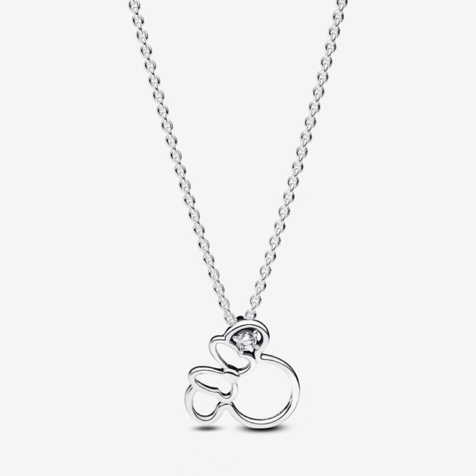 Pandora Disney Minnie Mouse Silhouette Necklace