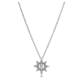 Pandora Sterling Silver North Star Drop Pendant