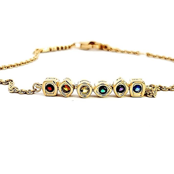 Pandora Marvel The Avengers Infinity Stones Chain Bracelet